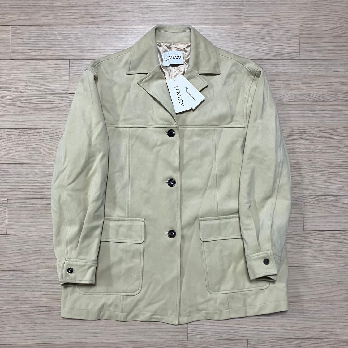 [새상품] 로브로브 스웨이드 자켓 LovLov 상품이미지3