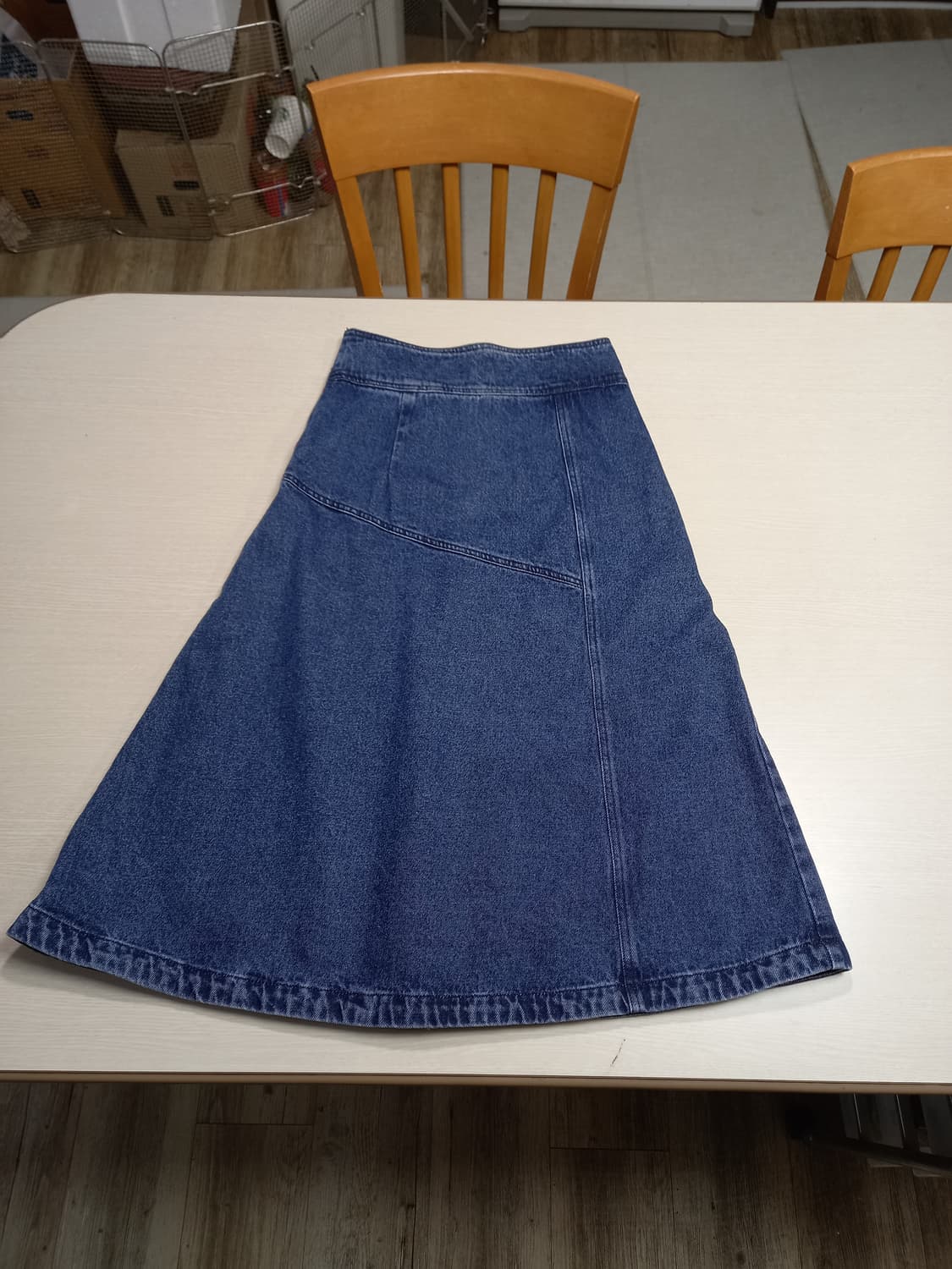 25 EGOIST Kor 언발란스 데님 미디스커트 26-620 상품이미지2