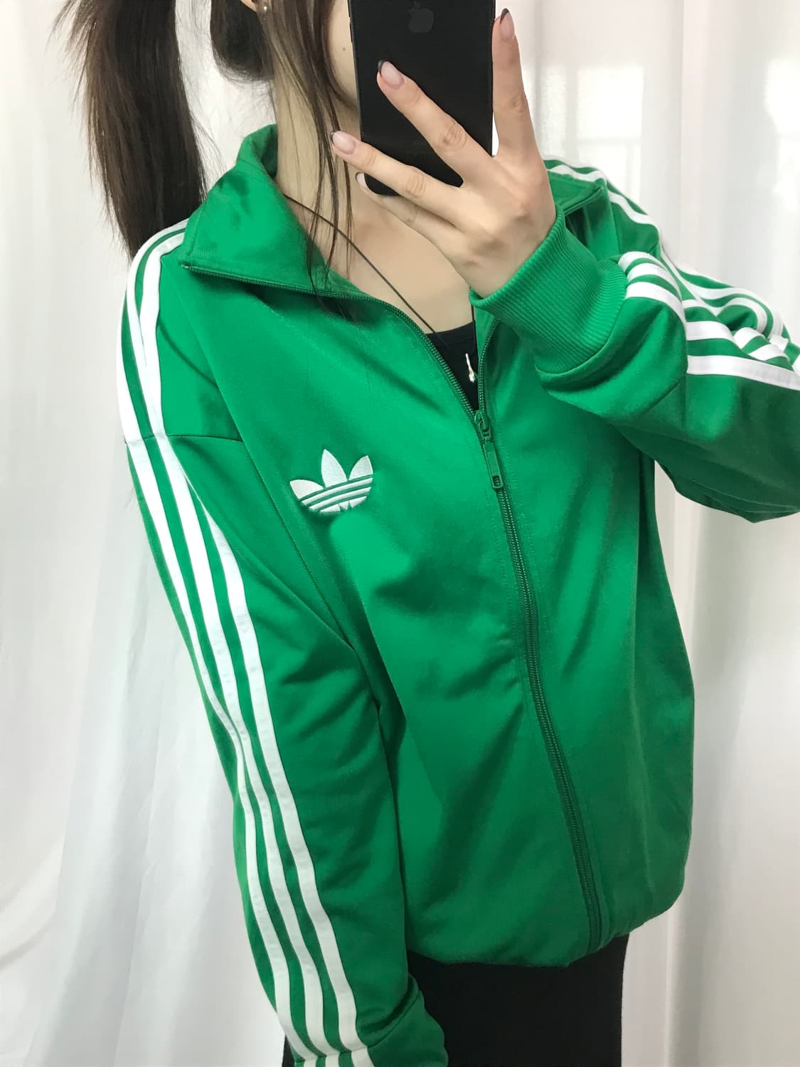 Adidas 아디다스 그린컬러 파이어버드 트랙탑 상품이미지6