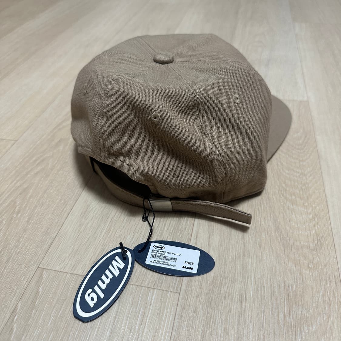 새상품 엠엠엘지 mmlg 볼캡 베이지 상품이미지2