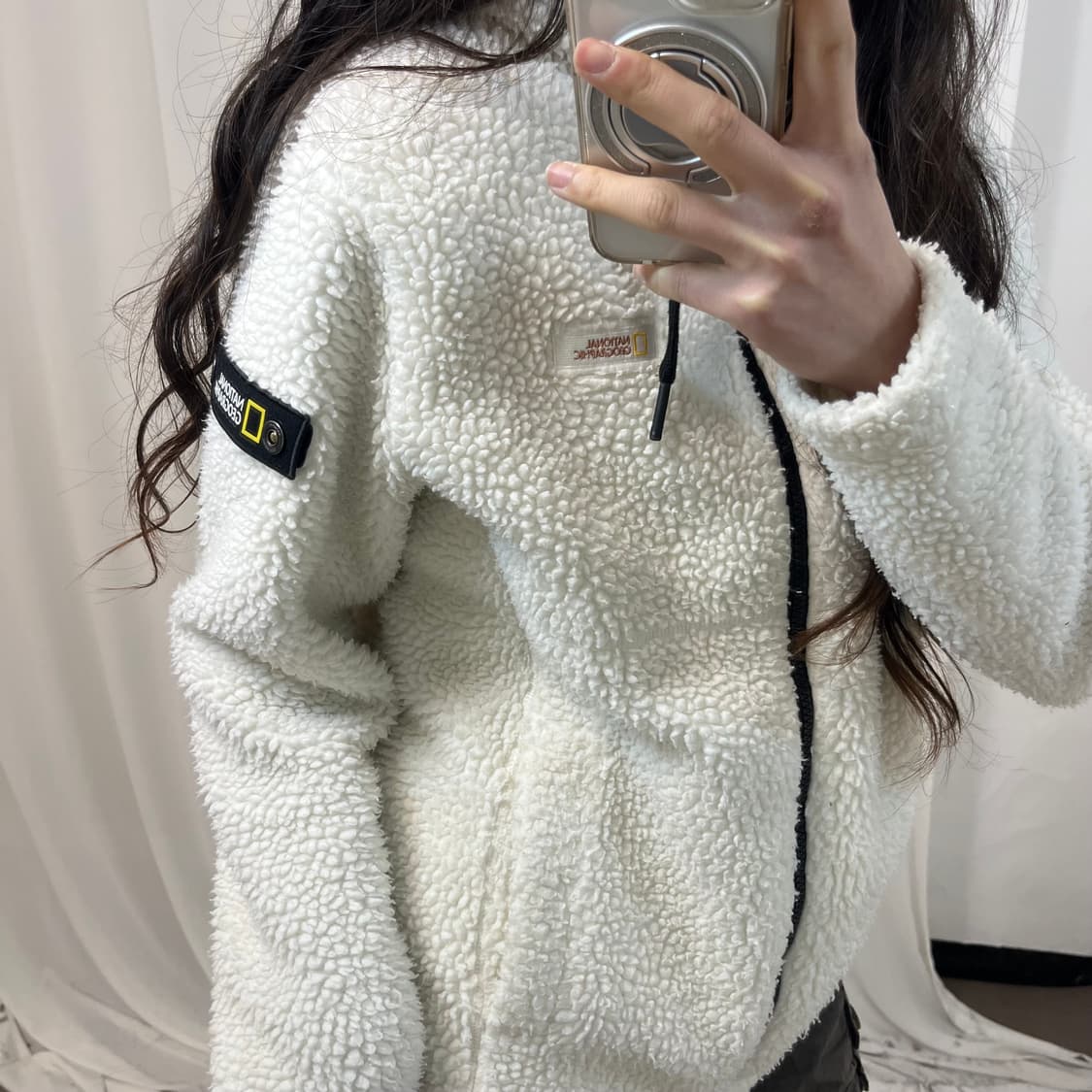National Geographic White Fleece  상품이미지3