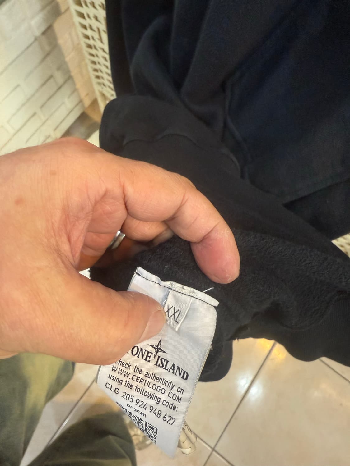 110/20ss 정품 스톤아일랜드 11주년기념 포켓 맨투맨 팝니다 상품이미지4