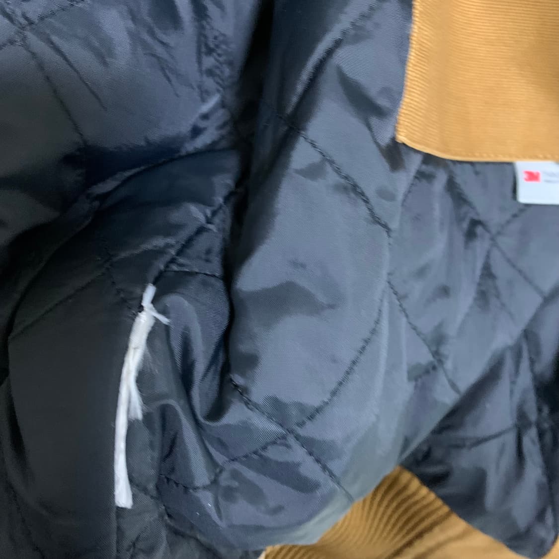 칼하트 빈티지 후드 봄버 자켓 카멜 브라운 XL 남녀공용 루즈핏 상품이미지6