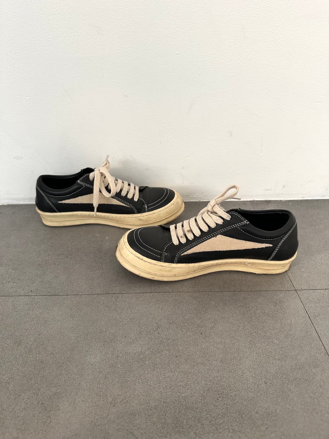 릭오웬스 빈티지 스니커즈 /릭반스 블랙밀크 상품이미지5