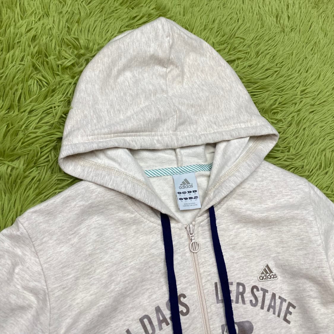 2000s 아디다스 멜란지 풀 집 후드 자켓 상품이미지2