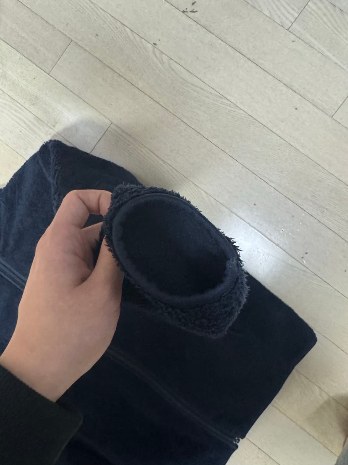 (S)유니클로 후리스 네이비 상품이미지2