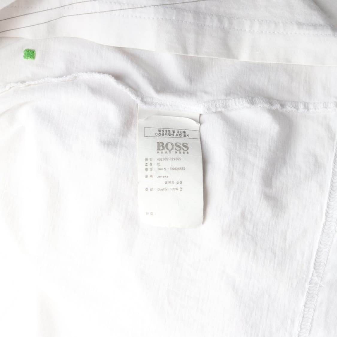 휴고보스 BOSS 그래픽 로고 코튼 반팔 티셔츠 XL 상품이미지7