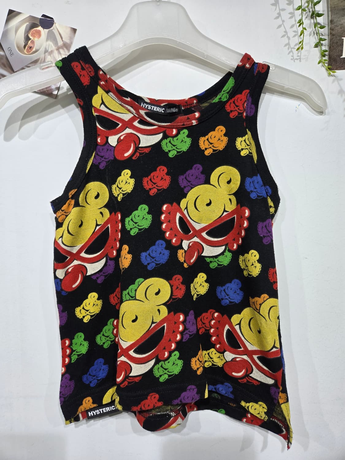 히스테릭 HYSTERIC MINI 아동 캐릭터 나시 블랙 상품이미지1