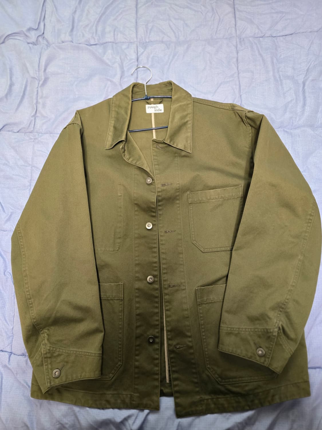 러프사이드 프렌치 워크자켓 올리브 2사이즈 상품이미지2