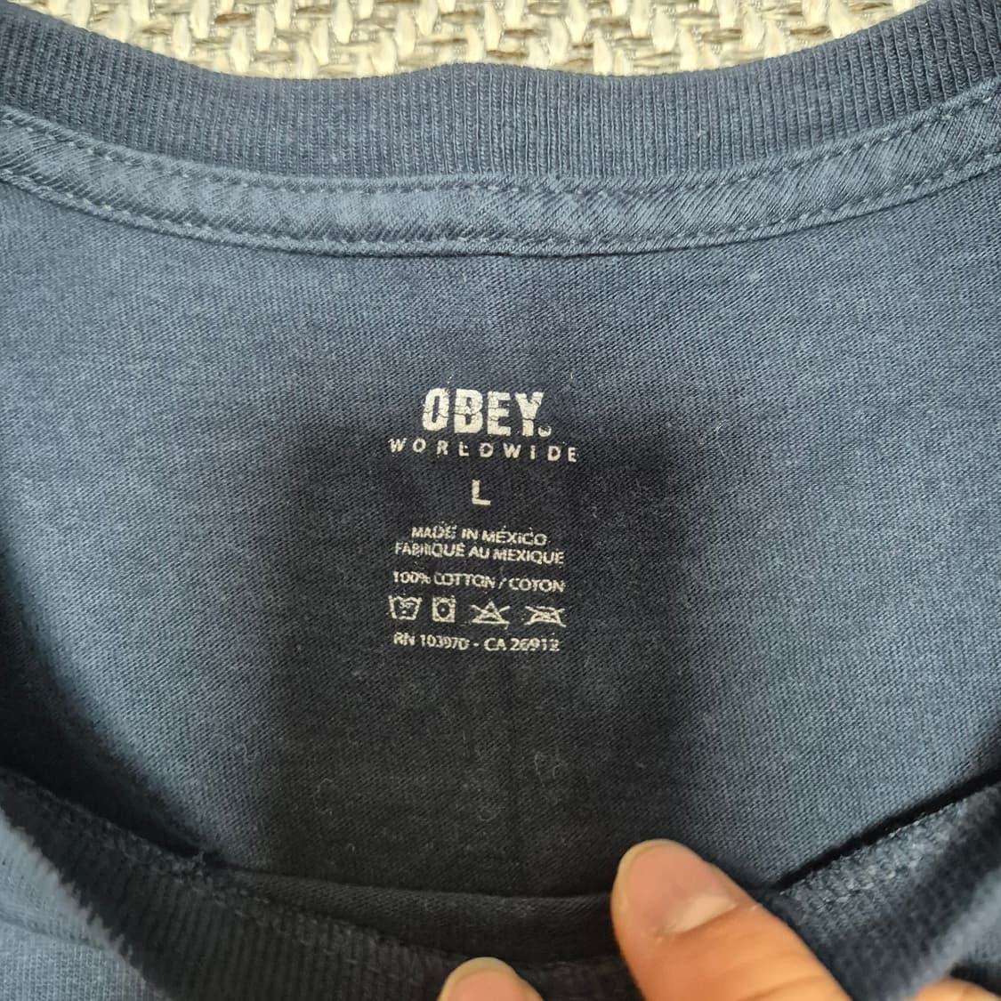 OBEY 아이디얼 파워 프린팅 티셔츠 (L) 상품이미지4