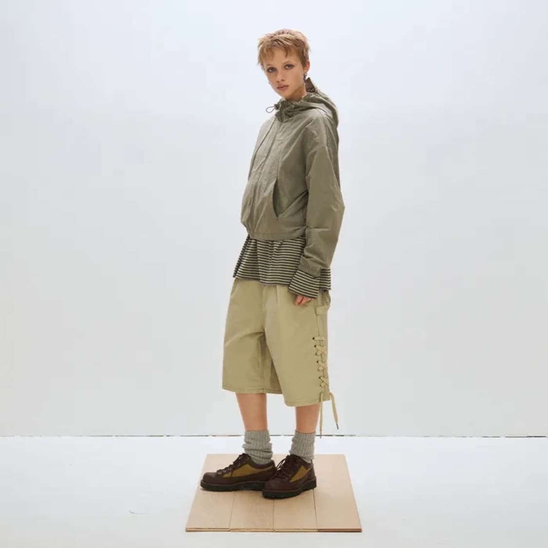 플리즈프로젝트 LIGHT WIND SHELL JACKET, TAUPE 상품이미지3