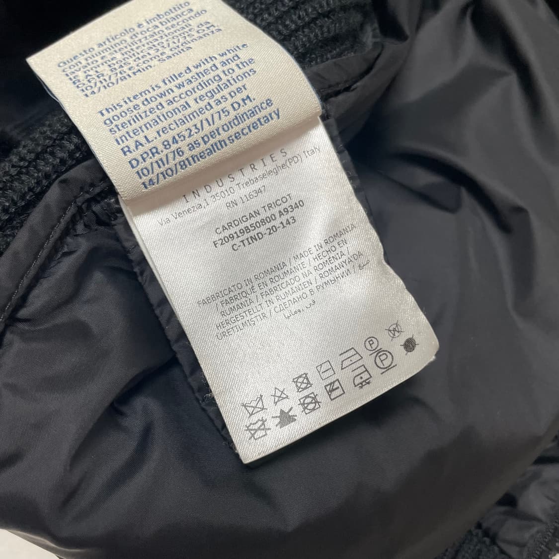 몽클레어 후드 니트패딩 M (95~100) 상품이미지6