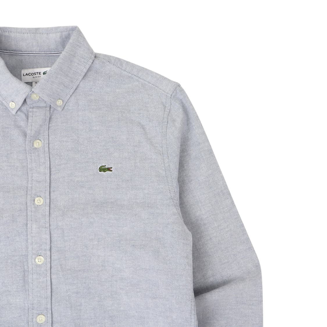 라코스테 옥스포드 라이트 블루 클래식 셔츠 상품이미지3