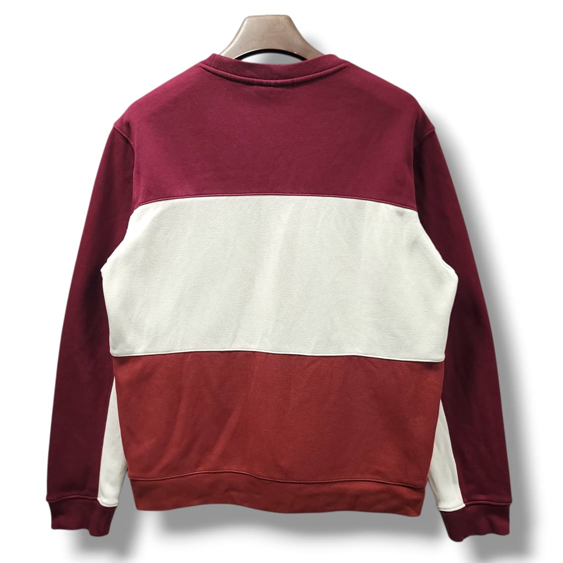 [L] 라코스테 컬러블록 크루넥 기모 스웻셔츠 맨투맨 상품이미지2