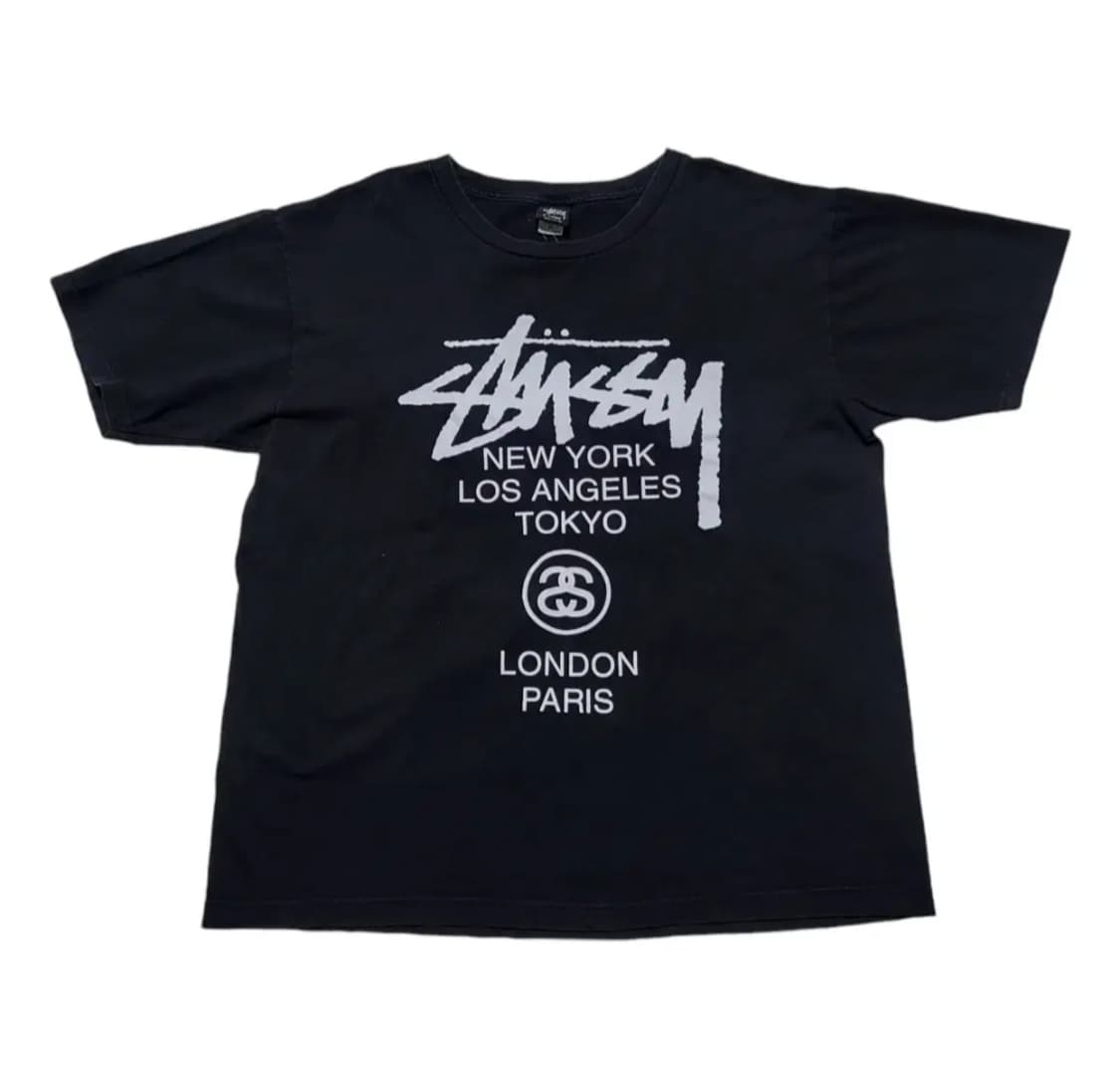 (XL) 90s 스투시재팬 스투시월드투어 스투시반팔 stussy 상품이미지3