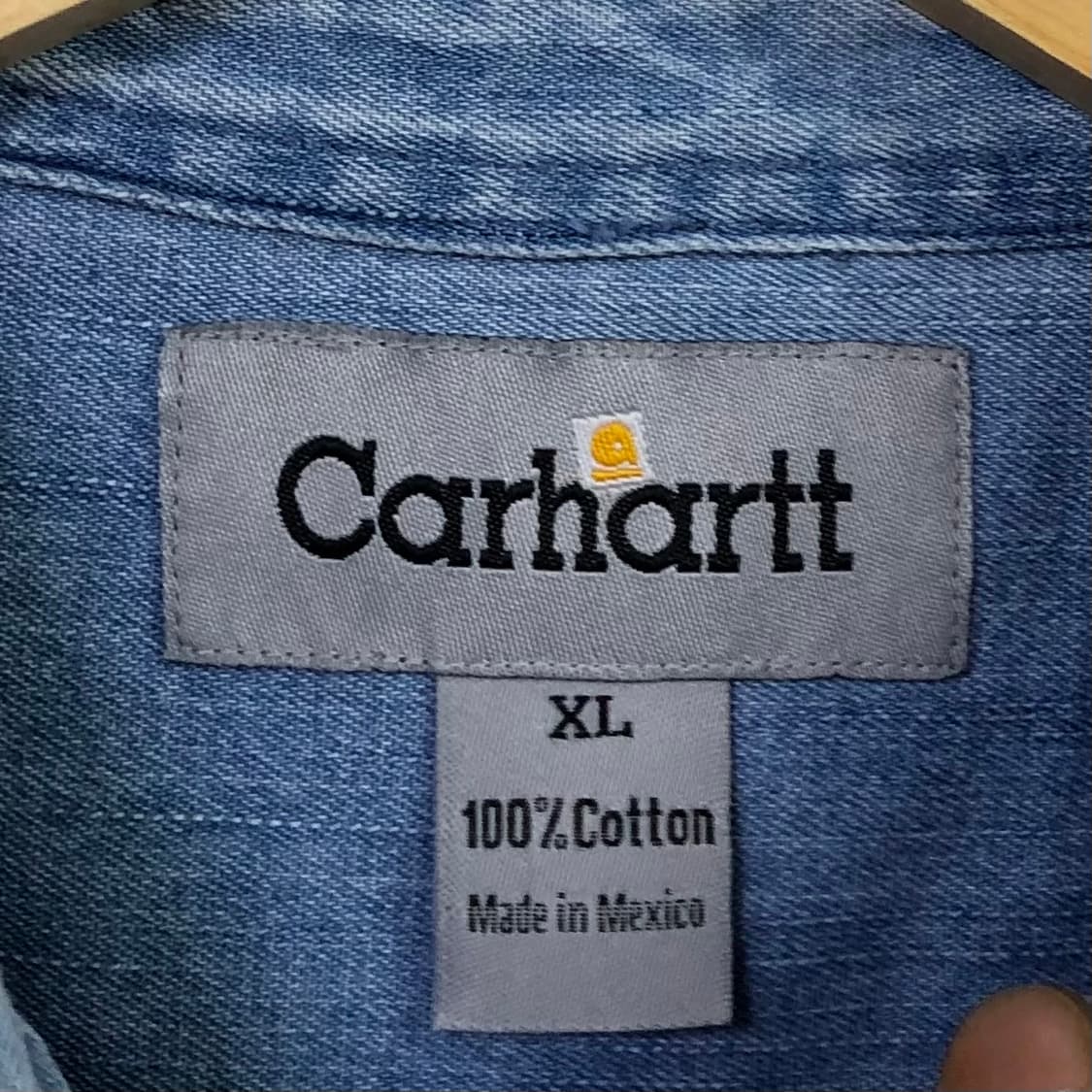 XL 칼하트 데님 셔츠 상품이미지3