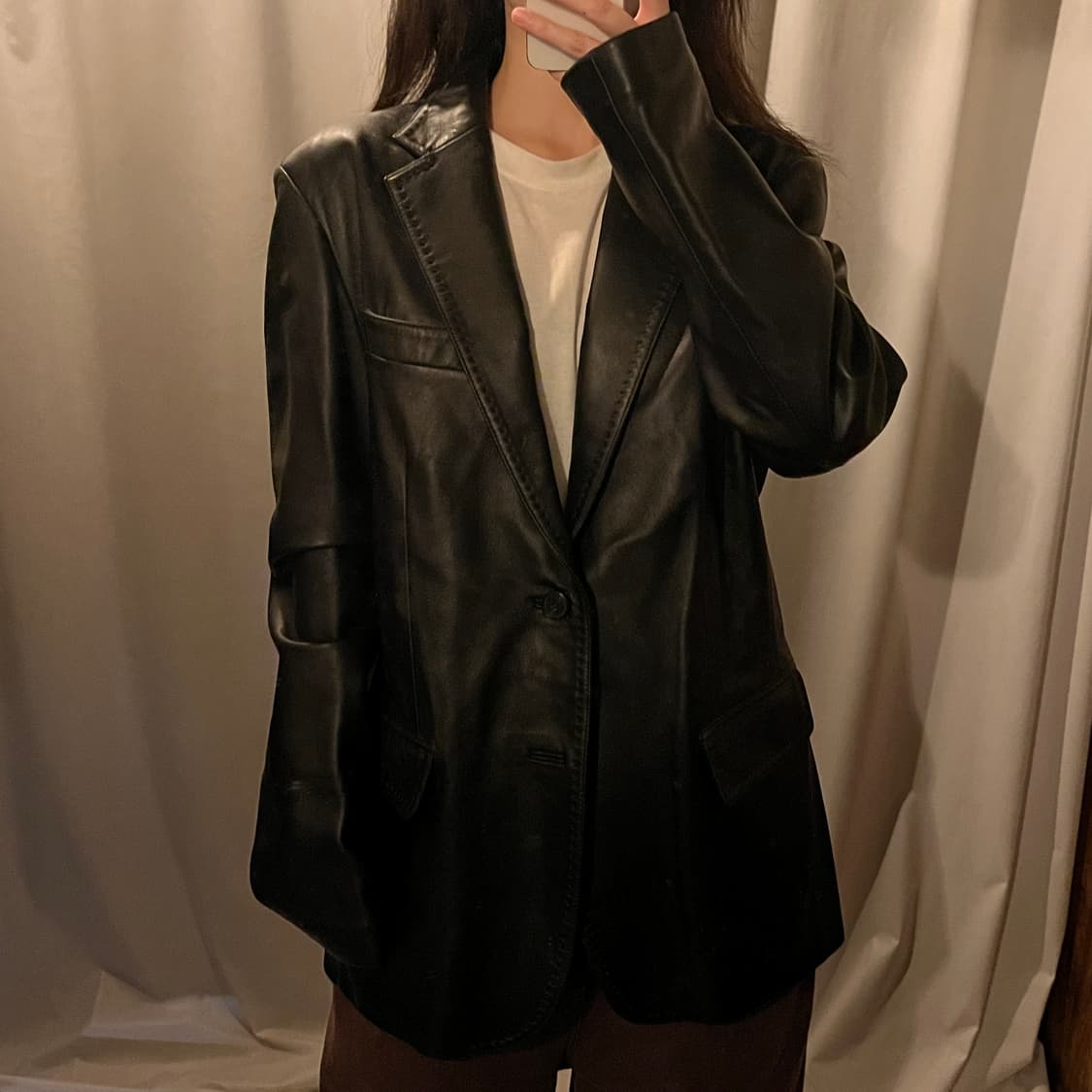 양가죽 블레이저 자켓 상품이미지2