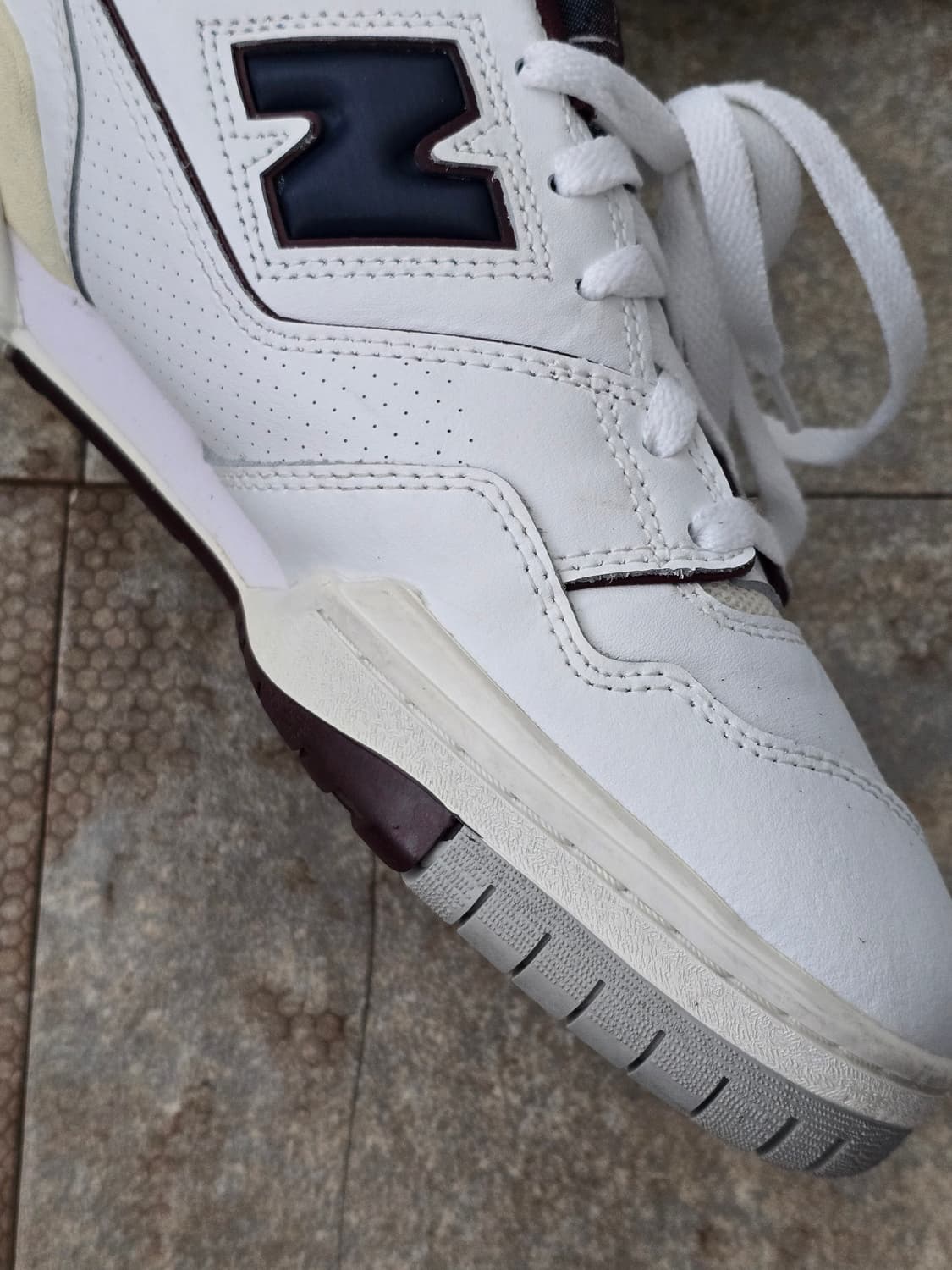 (275)뉴발란스 550 화이트 네이비 상품이미지5