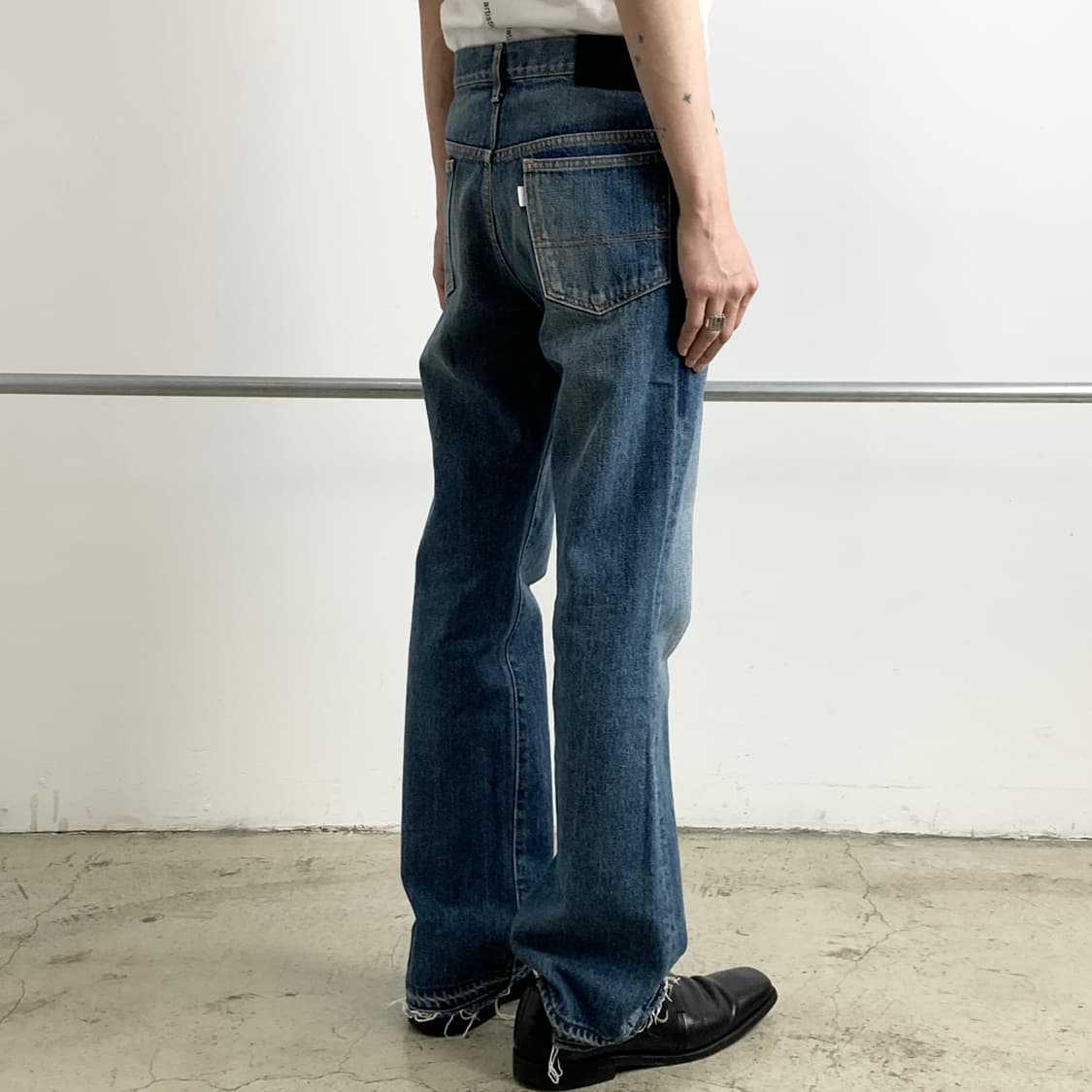 지에다 웨스턴 부츠컷 데님 팬츠 상품이미지8