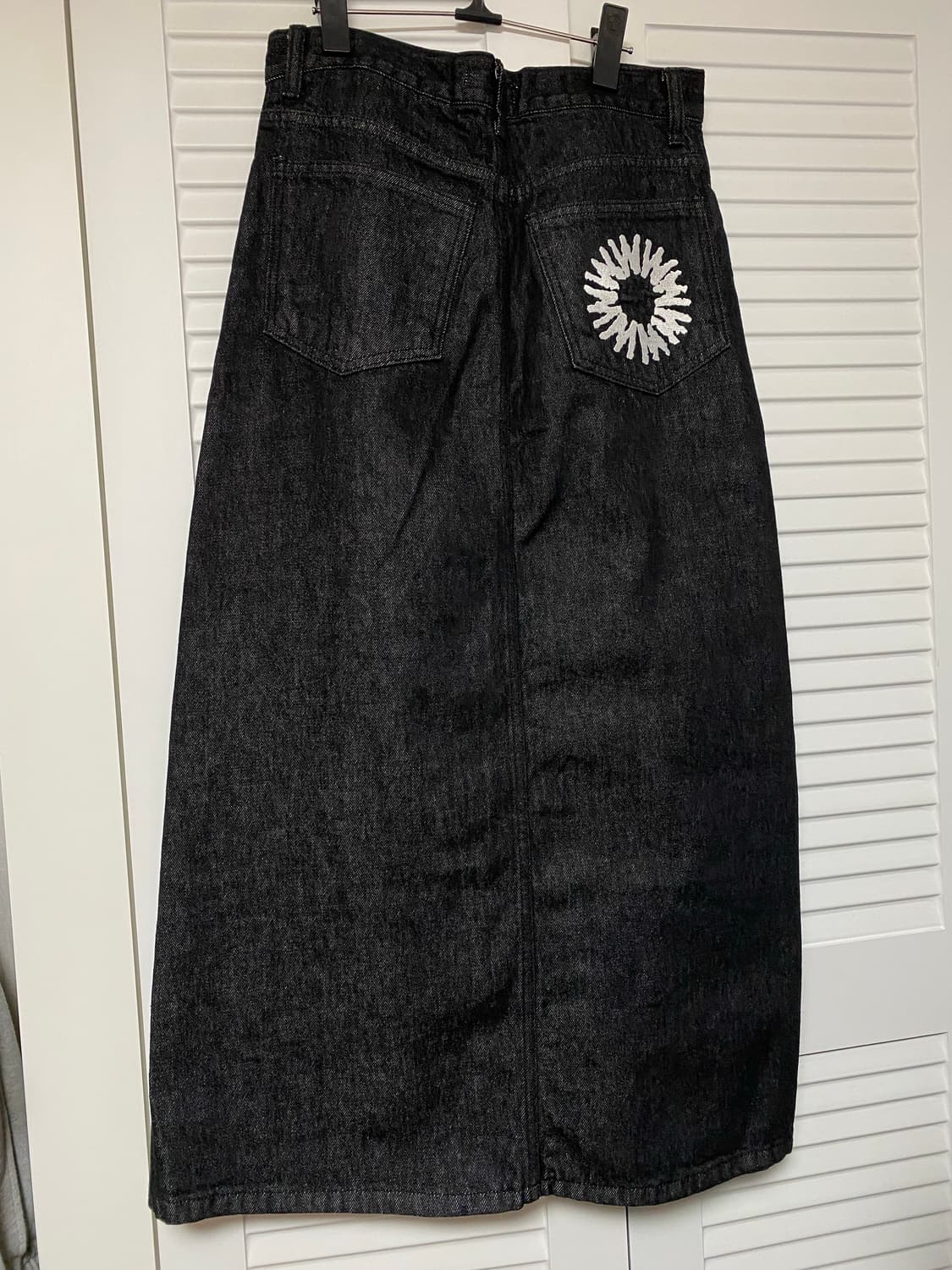 999휴머니티 데님 롱 맥시 스커트 상품이미지5