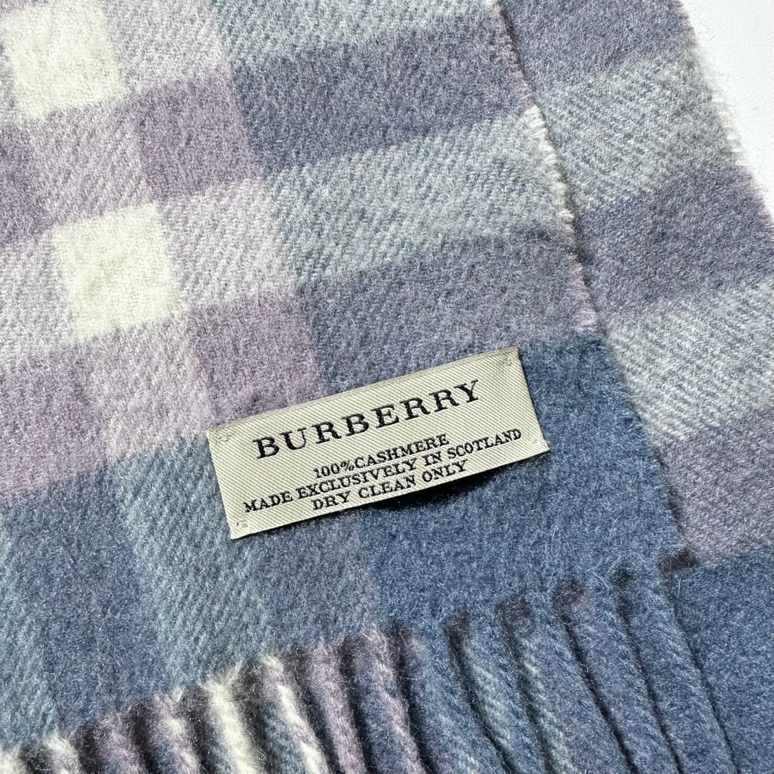 버버리 캐시미어 100% 체크 머플러 목도리 상품이미지3