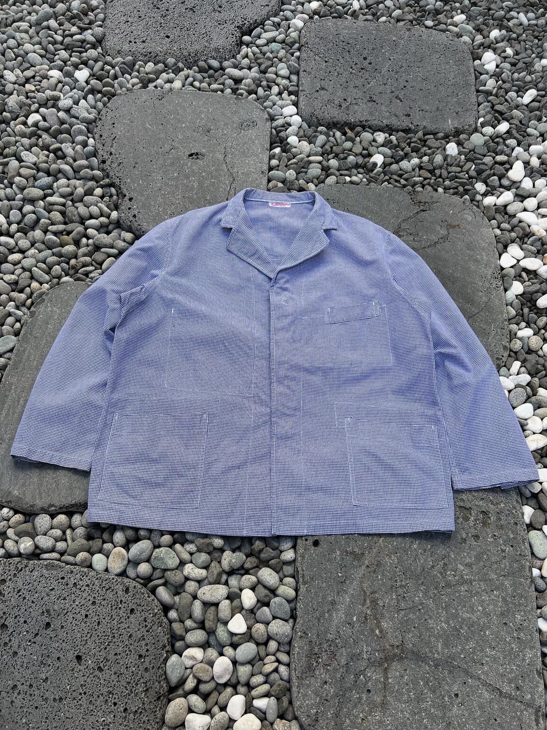 50s Ets.BRAGARD FRENCH CHECK 빈티지프렌치워크자켓 상품이미지1