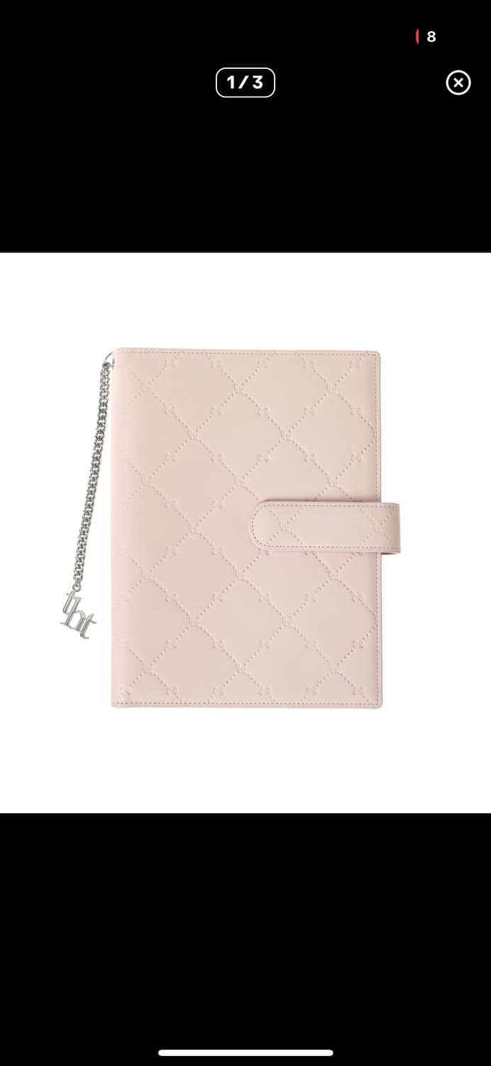 구함글)쓰리타임즈 메모리 북 커버 핑크 상품이미지1