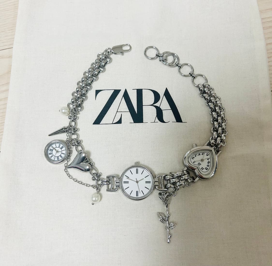 자라 시계 초커 목걸이 상품이미지1