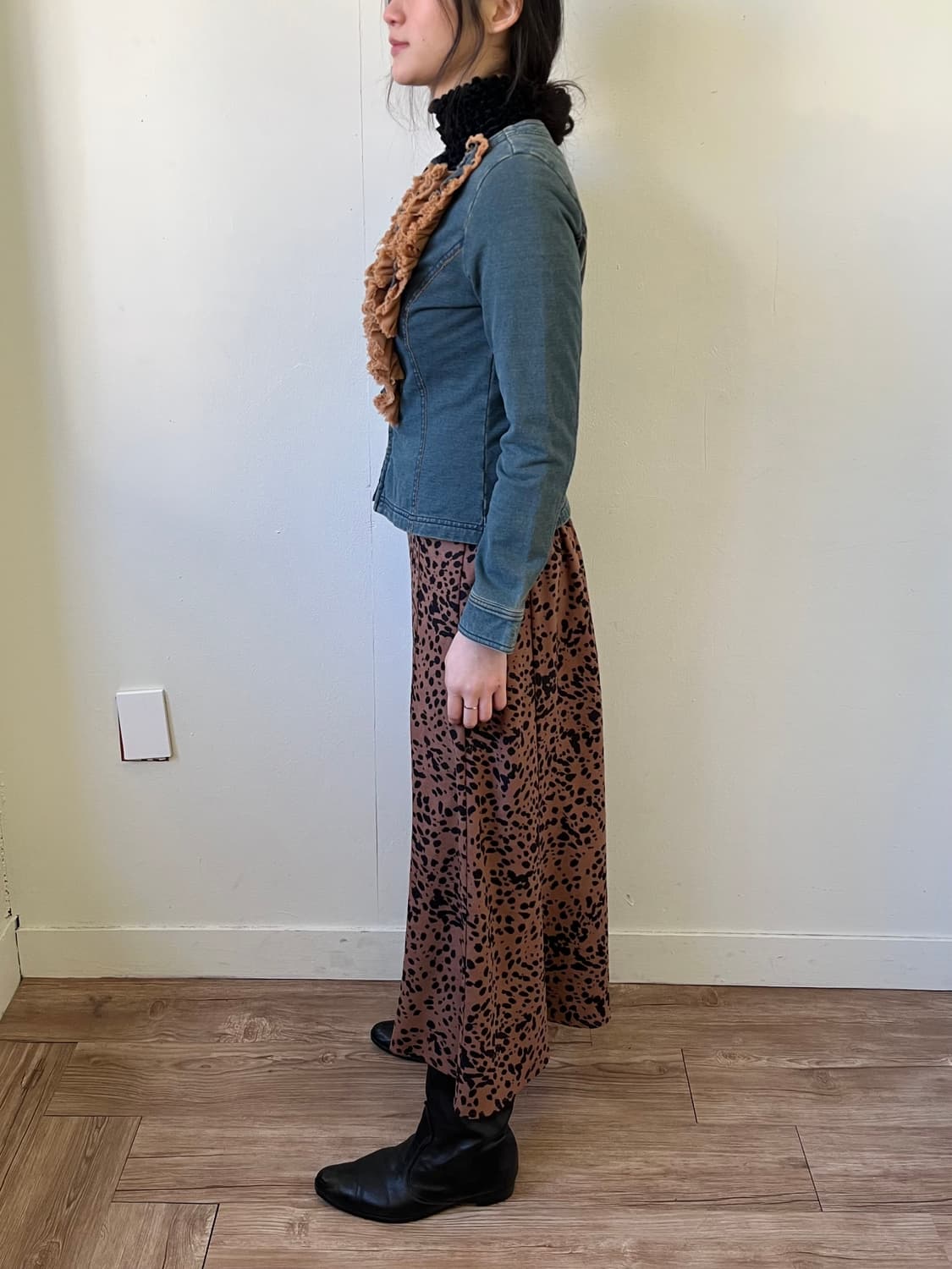 EKDUTin 프릴 데님 자켓 상품이미지9