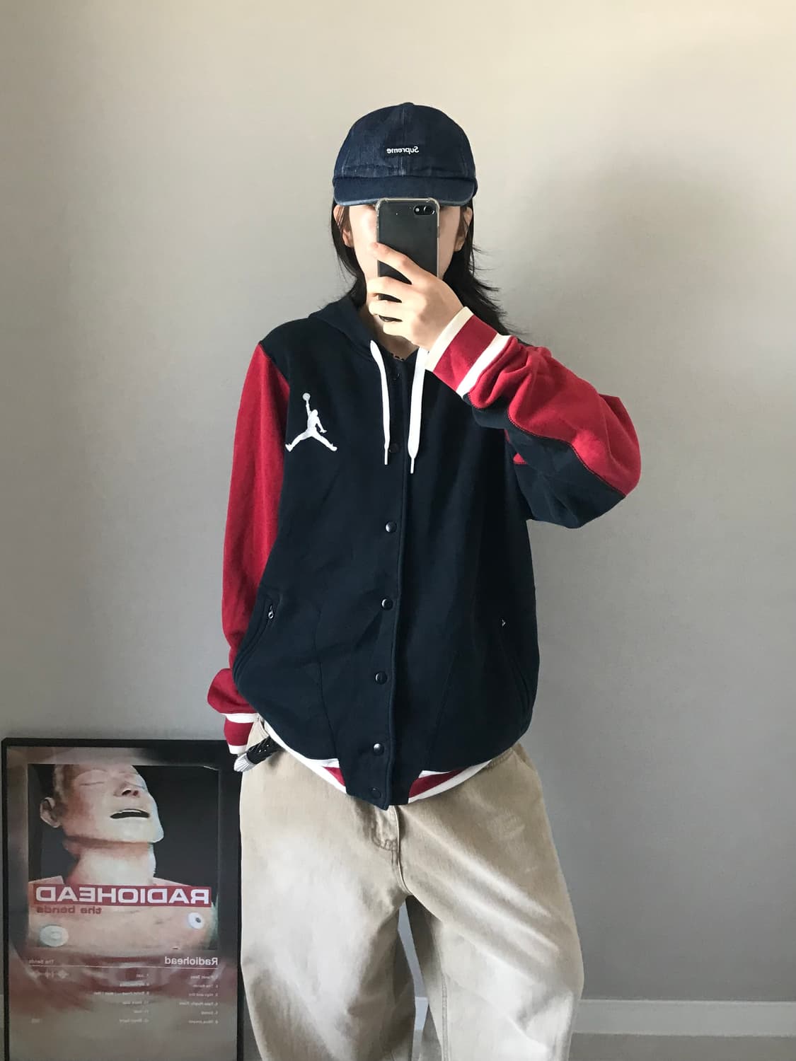 나이키 에어조던 바시티 나그랑 후드 자켓 상품이미지3