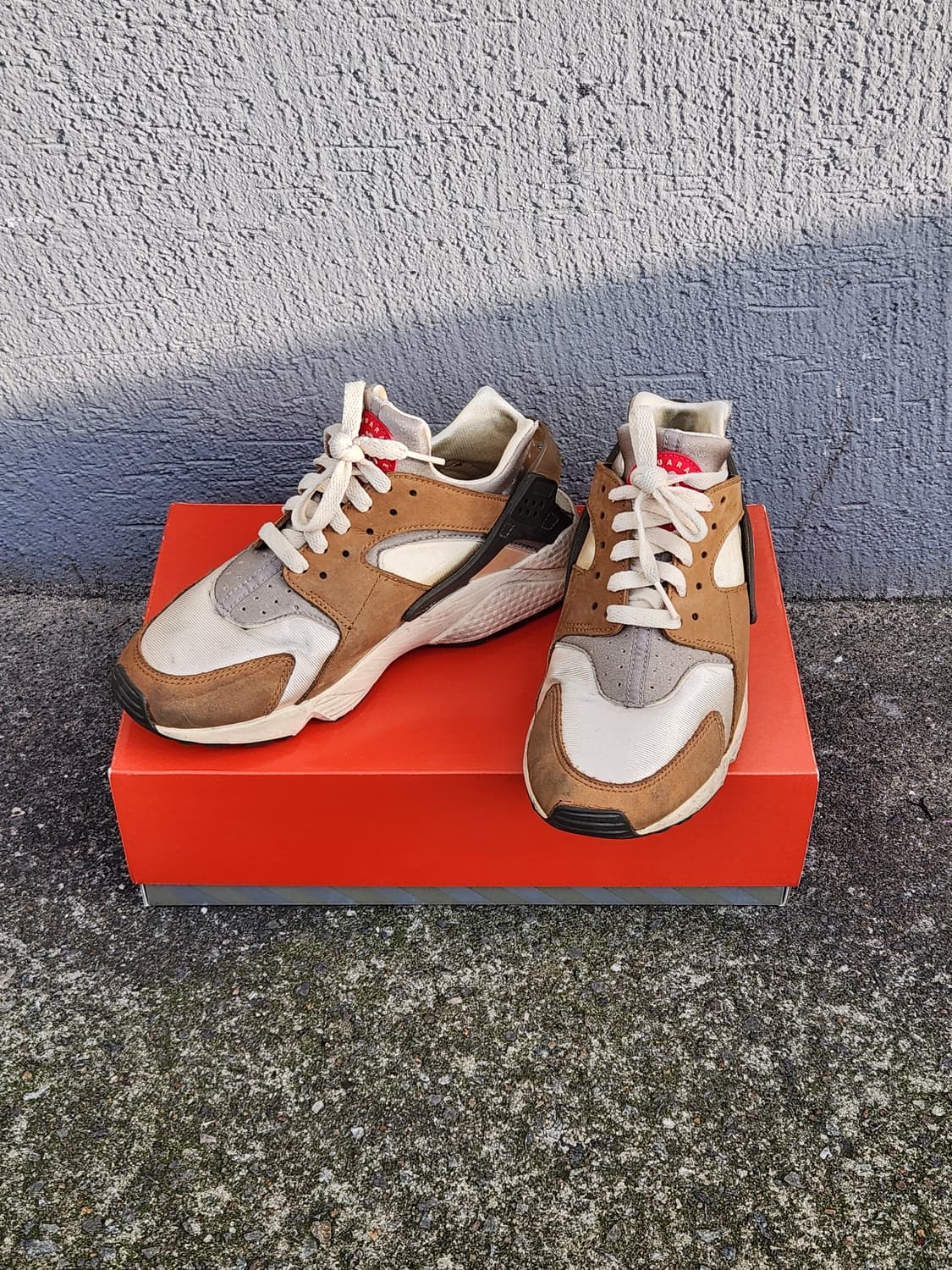 Nike x Stussy Air Huarache LE 데저트 오크 255 상품이미지1
