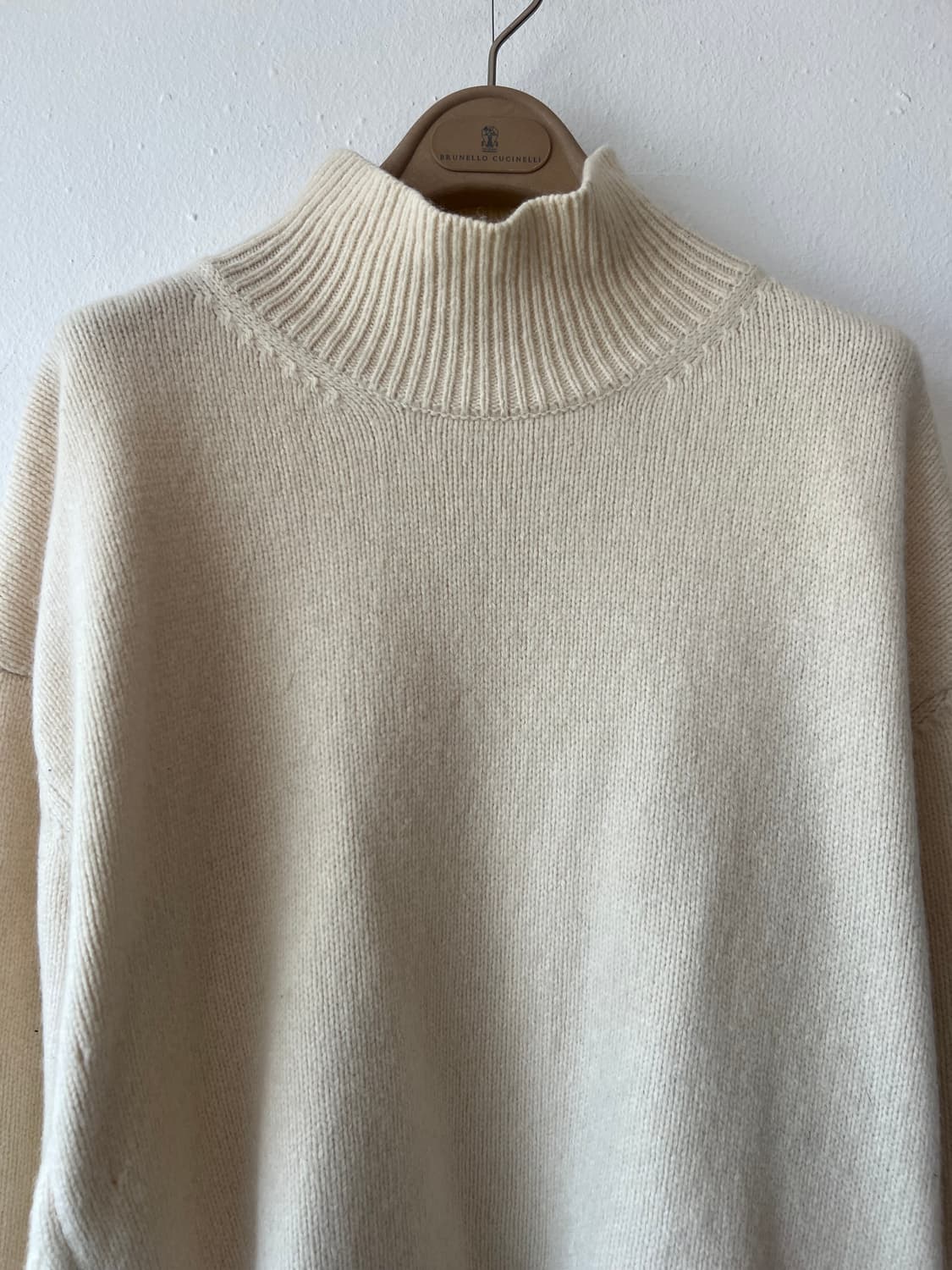 빈폴 여성 아이보리 울캐시미어니트 터틀넥니트 상품이미지1