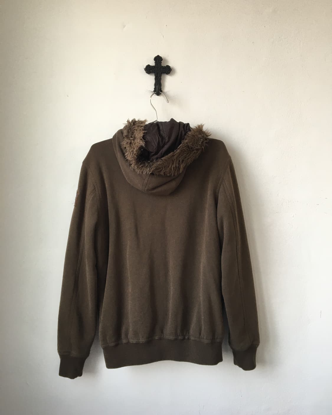 Fake fur hood jackt 상품이미지3