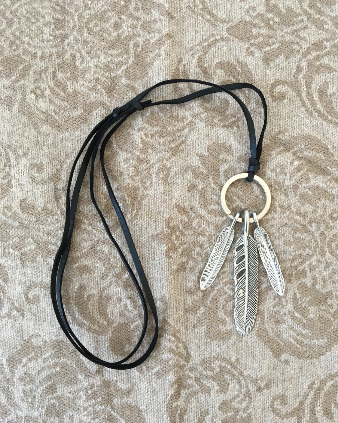 feather pendent necklace 상품이미지1