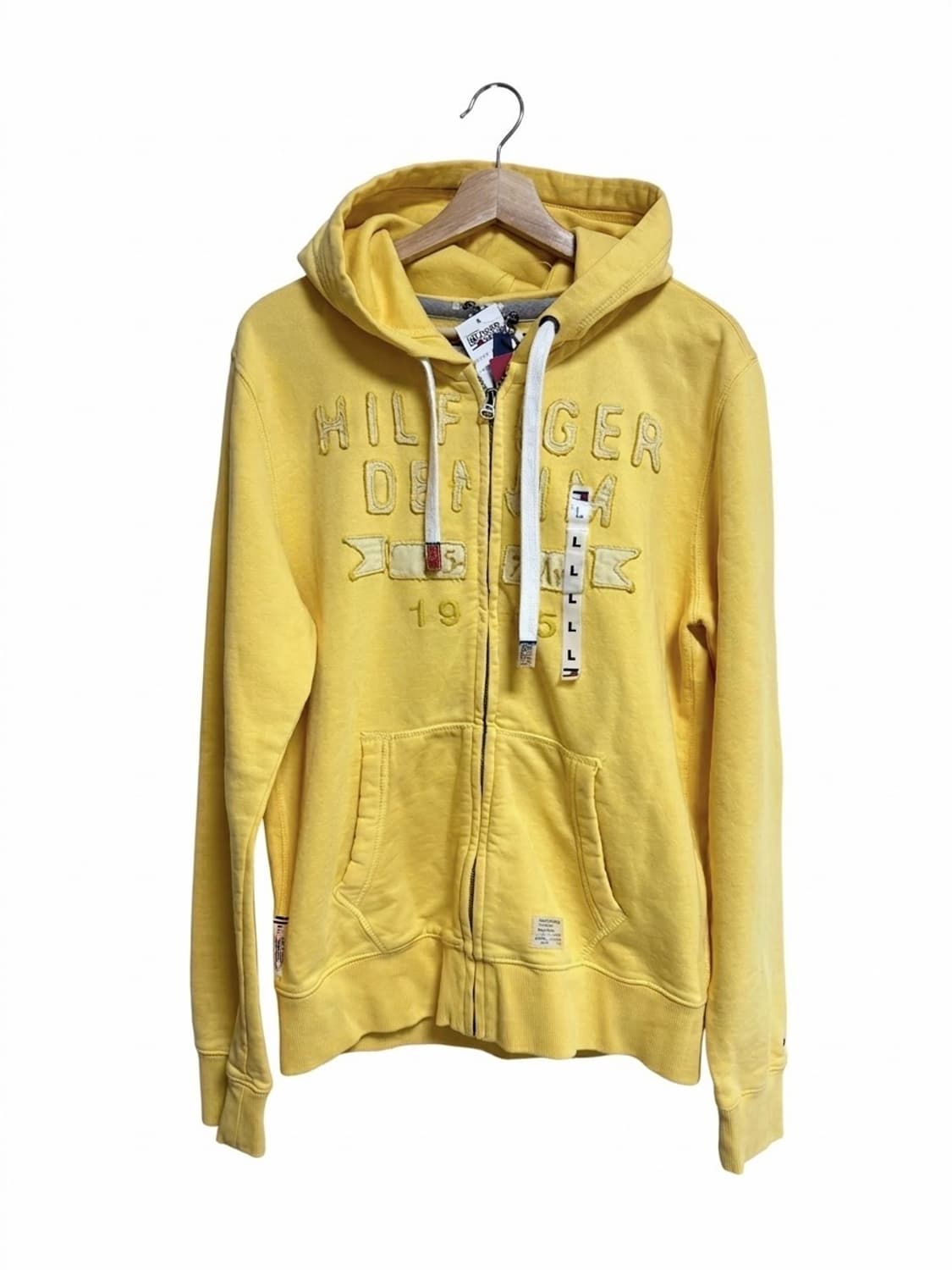 타미 힐피거 y2k 스펠 로고 집업 후드티 (택째 새상품) 상품이미지1