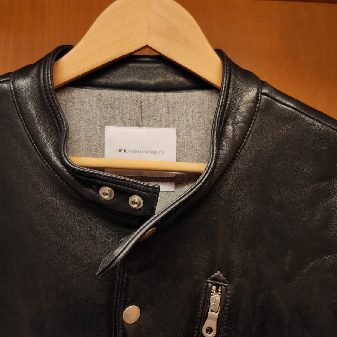 라이풀 이태리 양가죽 트러커 자켓 M 상품이미지2