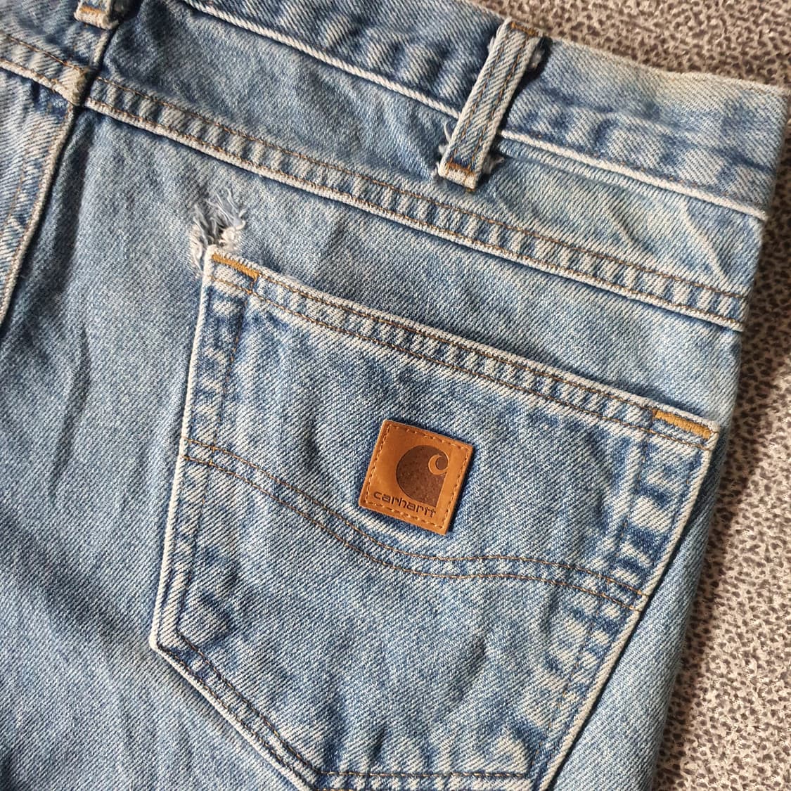 칼하트 빈티지 데님 팬츠 No.55 상품이미지8