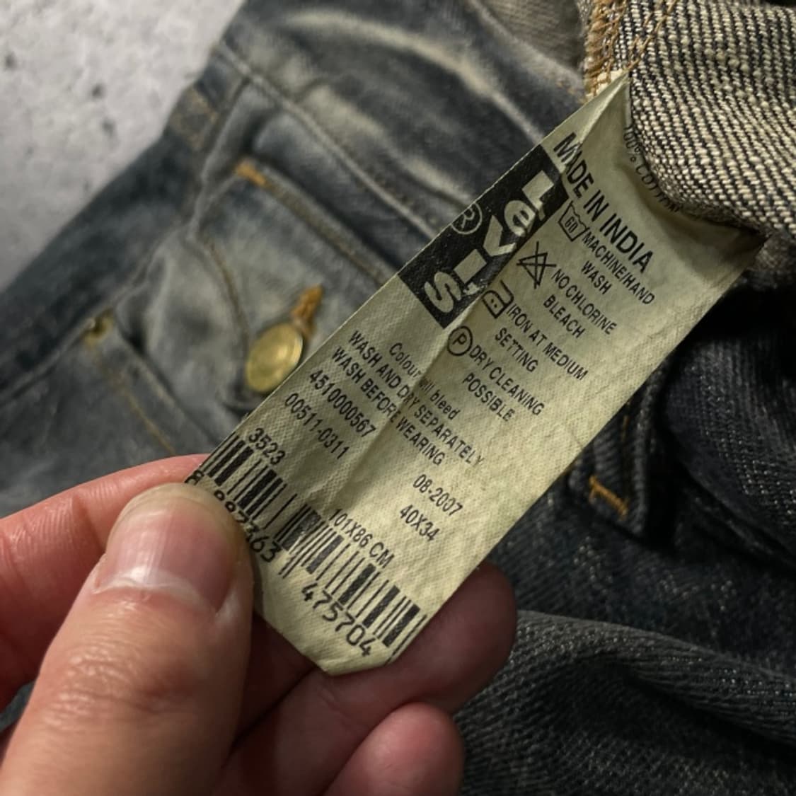 40 리바이스 511 오버사이즈 데님팬츠 상품이미지3