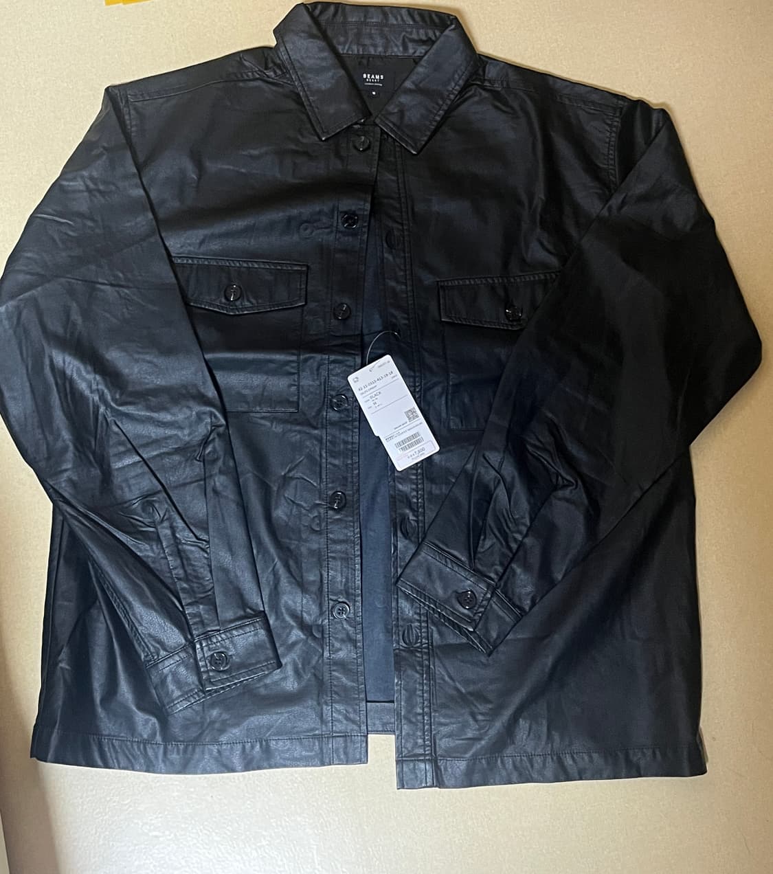 빔즈 FAKE LEATHER CPO SHIRT 상품이미지2