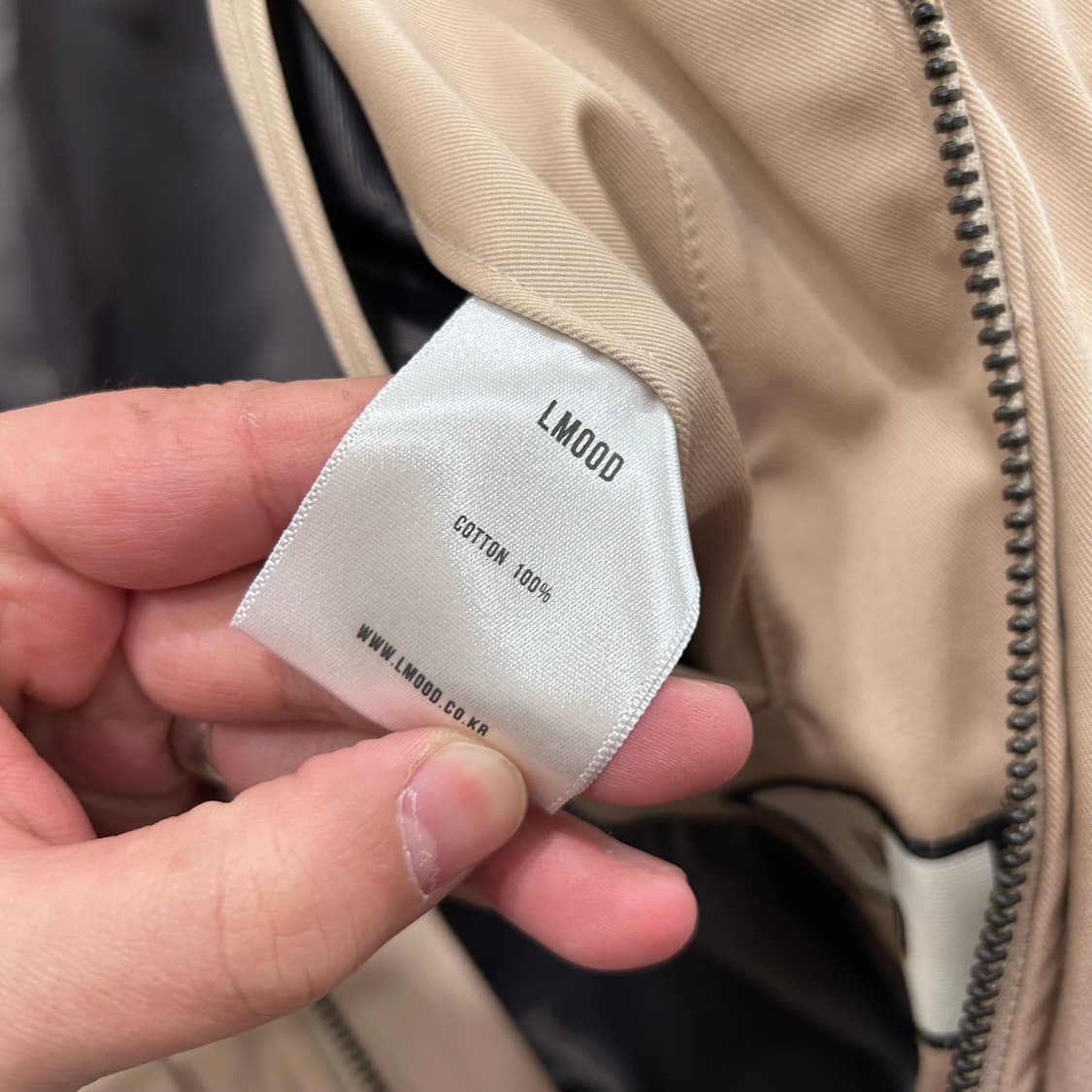 엘무드 와이어카라 포켓 투웨이 코튼 자켓 상품이미지4