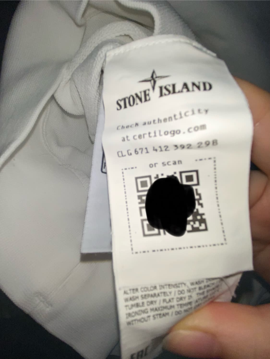 스톤아일랜드 후드 화이트 21SS XL 새제품급 상품이미지7