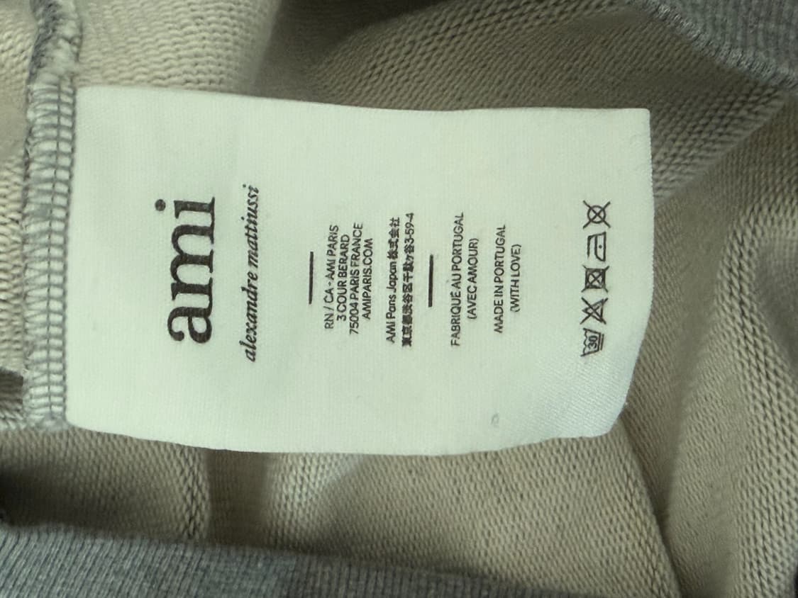 [L] 아미 프랑스 파리 후드 헤더 그레이 상품이미지6