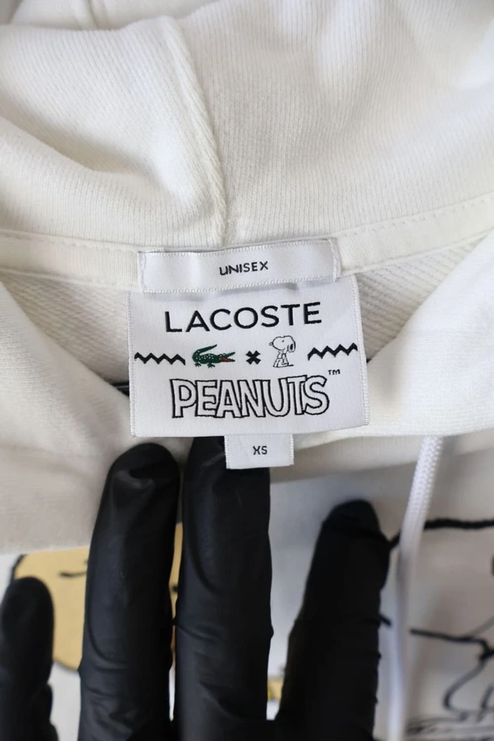 Lacoste x Peanuts White Hoodie 상품이미지7