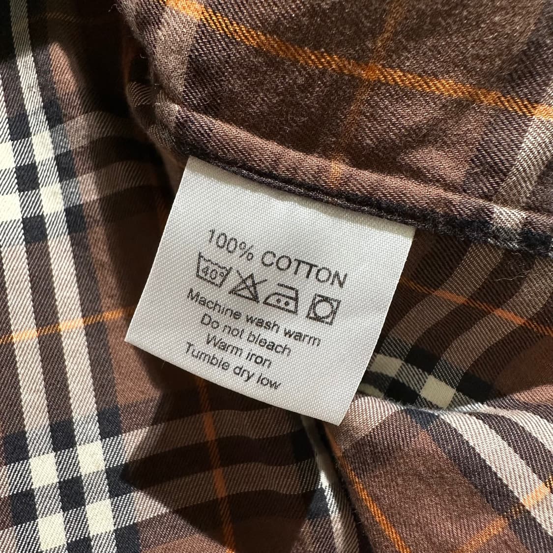 버버리 자수로고 포켓 체크 셔츠 상품이미지8