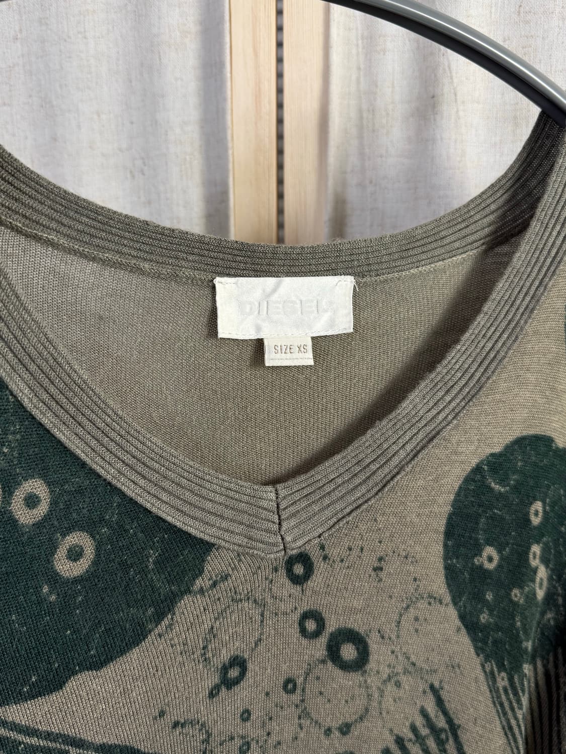 Diesel 프린팅 니트 티 상품이미지8