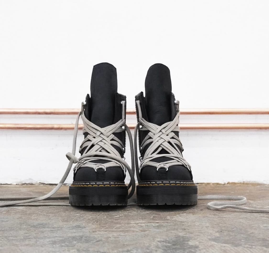 (255) 릭오웬스X닥터마틴 1460 쿼드솔 메가레이스 부츠 상품이미지2