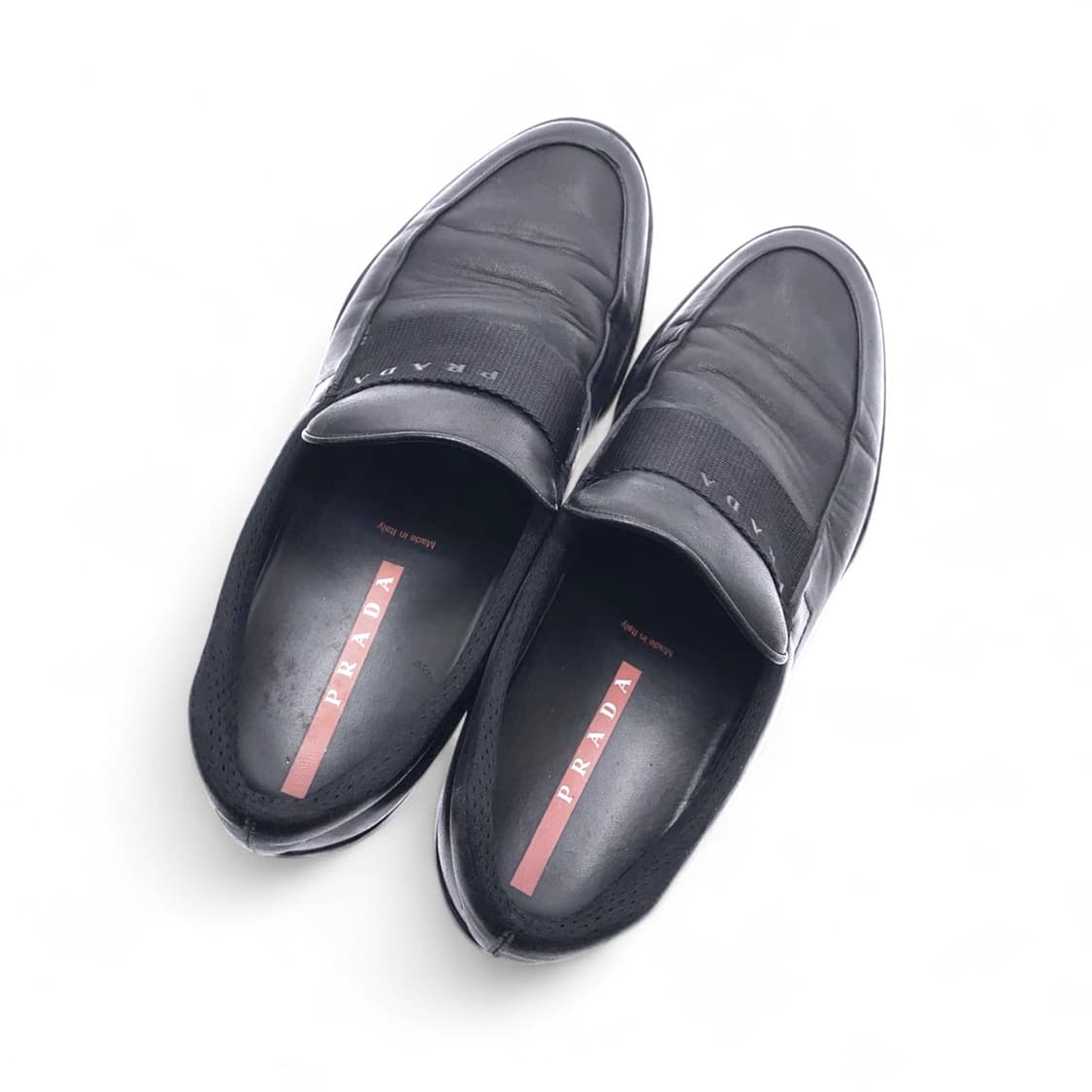 프라다 스포츠 2000s 아카이브 레더 로퍼 스니커즈 상품이미지4