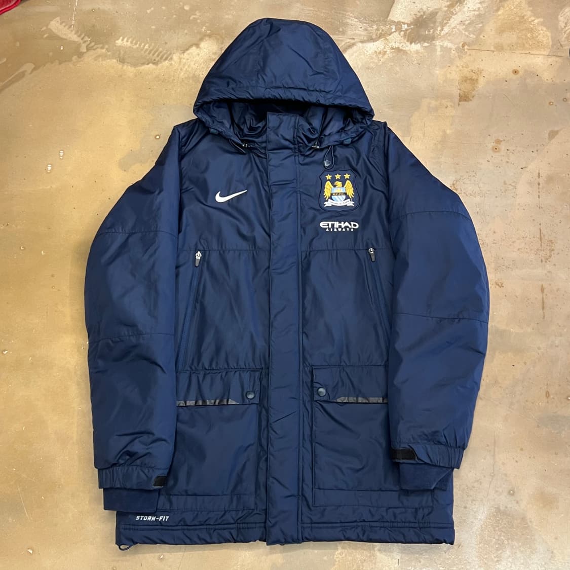 L 나이키 맨체스터시티 올드로고 패딩 상품이미지2