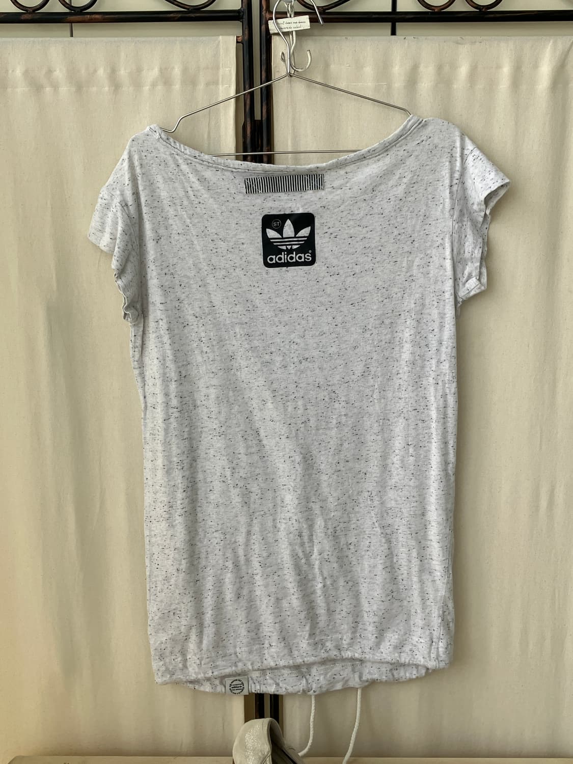 Adidas girl printing noise half t-shirt 상품이미지5