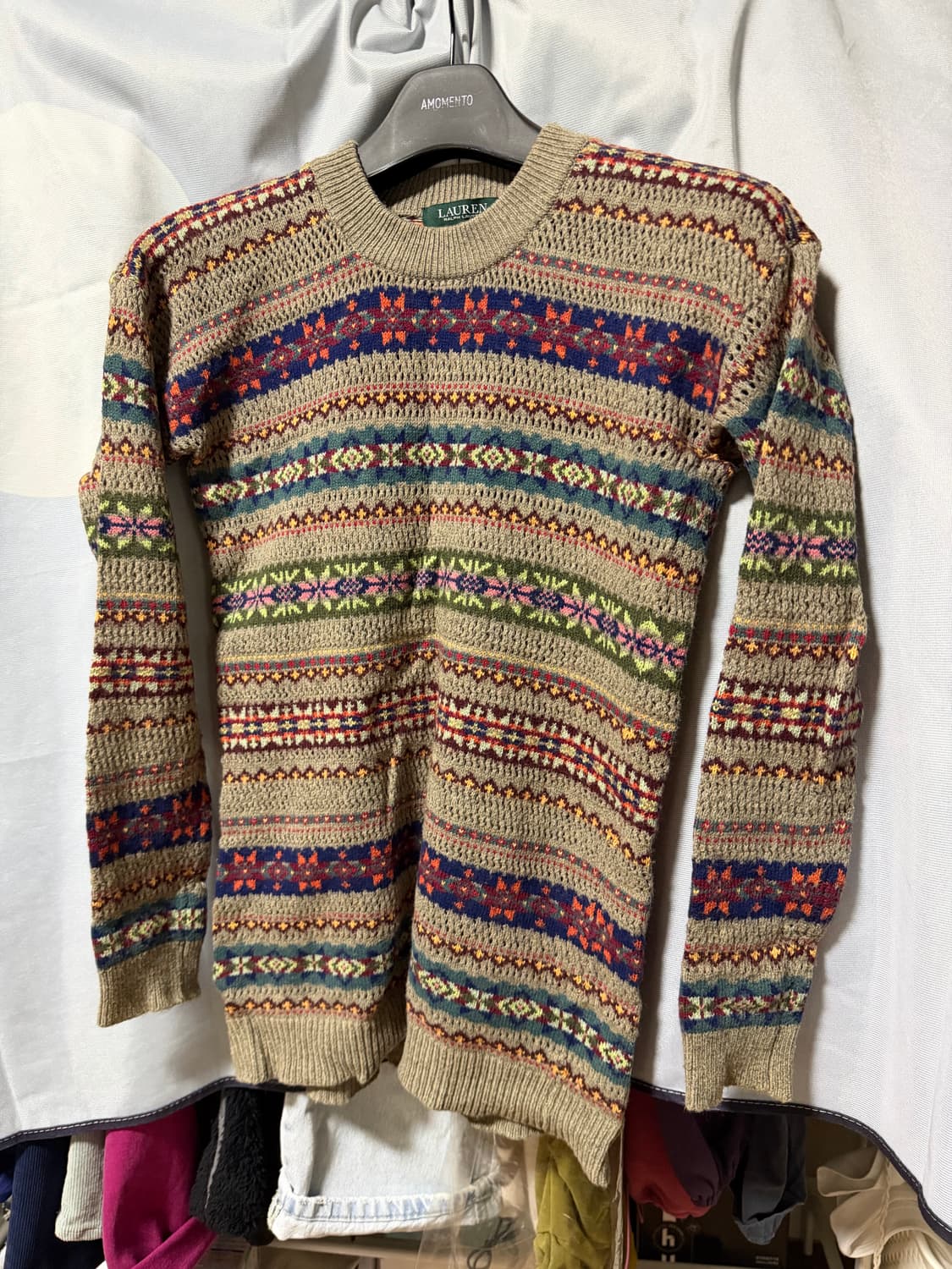 더블알엘 랄프로렌 스노우플레이크 에스닉 니트 상품이미지1